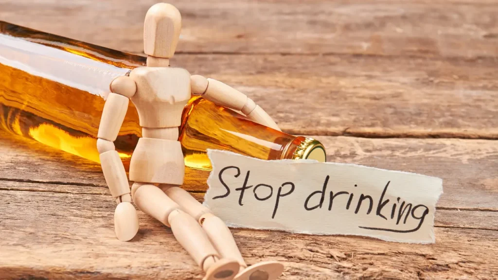 Image illustrant l'arrêt de l'alcool